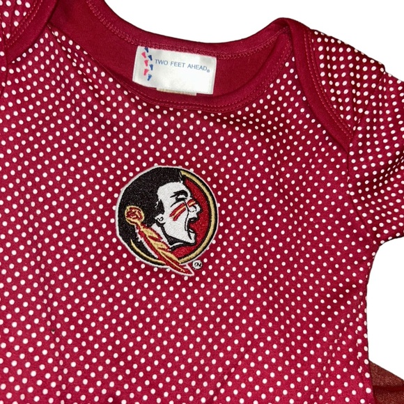 𝅺girls Florida state seminoles cheerleader one piece tutu 18 months toddler kid - Picture 3 of 4